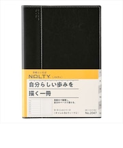 【2026年12月始まり】　ノルティ（NOLTY）　キャレル　B6　ウィークリーレフト　2047　ブラック　月曜始まり