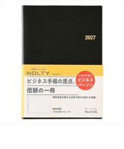 【2026年12月始まり】　ノルティ（NOLTY）　能率手帳　B5　ウィークリーレフト　6126　黒　月曜始まり