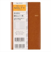 【2026年12月始まり】 ノルティ(NOLTY) ポケットカジュアル4 定形外 ウィークリーレフト 1512 キャメル 月曜始まり