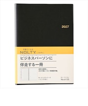 【2026年12月始まり】 ノルティ(NOLTY) リング B5 ウィークリーレフト 6135 黒 月曜始まり