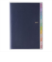 【2026年12月始まり】　ペイジェム（PAGEM　by　NOLTY）　ウィークリーＢ6-iメモ　ウィークリーホリゾンタル　2241　ネイビー　月曜始まり