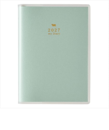 【2027年1月始まり】　ペイジェム（PAGEM　by　NOLTY）　メモリー（日記）　B7　デイリー2日1ページ　8507　ミント　日曜始まり