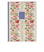 【2027年1月始まり】　ペイジェム（PAGEM　by　NOLTY）　メモリー5年連用　ローラアシュレイ　A5　デイリー1日1ページ　8634　クラリッサ　各月