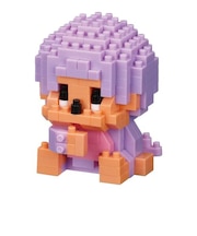 カワダ　ナノブロック　NBCC-287　モンチッチ　モンチッチくん　ライトパープル