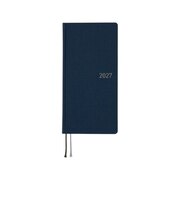 【2027年1月始まり】　ほぼ日　weeks　カラーズ　B6スリム　ウィークリーレフト　ミッドナイトブルー　月曜始まり