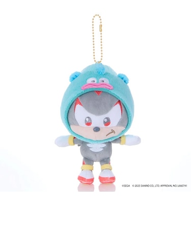 セガフェイブ　ソニック＆フレンズ　サンリオキャラクターズ　マスコット　シャドウ×ハンギョドン