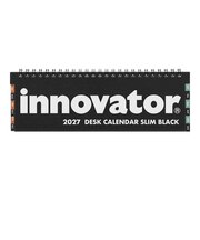 【2027年版・卓上】 イノベーター(innovator) カレンダー卓上 スリム 31441 黒