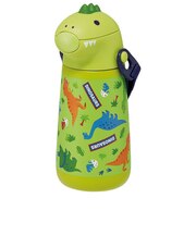 スケーター(Skater) ダイカットストローステンレスボトル 370mL ディノサウルス SSH4D