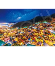 エポック社　甘川文化村（カムチョンムナマウル）の夜景―韓国　28-052s　300ピース