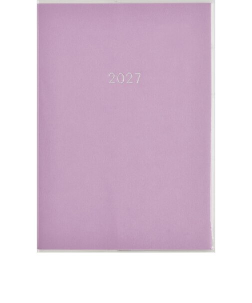 【2026年12月始まり】　高橋書店　ミアクレールグラン4　A5　マンスリーブロック　459　パープル　月曜日始まり