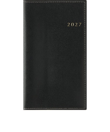【2026年12月始まり】　高橋書店　ニューダイアリーカジュアル1　手帳判　ウィークリーレフト　411　ブラック　月曜日始まり