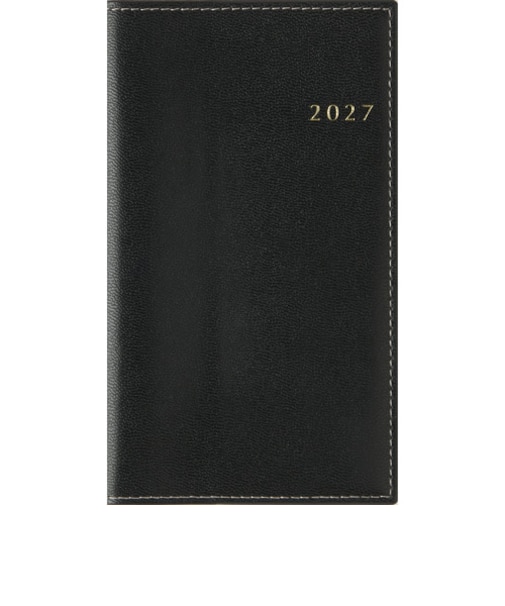 【2026年12月始まり】　高橋書店　ニューダイアリーカジュアル1　手帳判　ウィークリーレフト　411　ブラック　月曜日始まり
