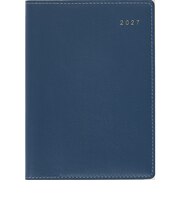 【2027年1月始まり】　高橋書店　リシェル7　A6　ウィークリーホリゾンタル　217　コーンフラワーブルー　月曜日始まり