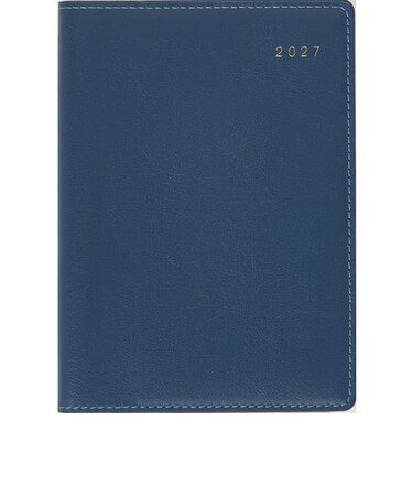 【2027年1月始まり】　高橋書店　リシェル7　A6　ウィークリーホリゾンタル　217　コーンフラワーブルー　月曜日始まり