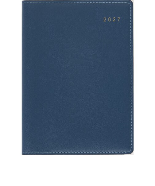 【2027年1月始まり】　高橋書店　リシェル7　A6　ウィークリーホリゾンタル　217　コーンフラワーブルー　月曜日始まり