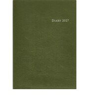【2026年12月始まり】　高橋書店　デスクダイアリーカジュアル6　A5　ウィークリーバーチカル　436　モスグリーン　月曜日始まり
