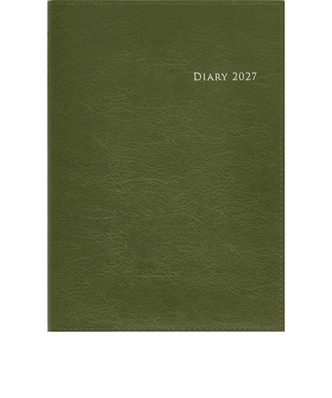 【2026年12月始まり】　高橋書店　デスクダイアリーカジュアル6　A5　ウィークリーバーチカル　436　モスグリーン　月曜日始まり