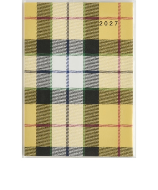【2026年12月始まり】　高橋書店　クレールインデックス5　B6　マンスリーブロック　388　チェック　月曜日始まり