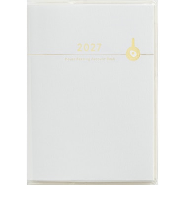 【2027年1月始まり】　高橋書店　Petit　Kakeibo（プチ家計簿）　A6　週計タイプ　33　ホワイト　日曜日始まり