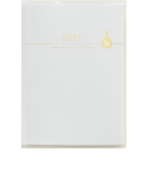 【2027年1月始まり】　高橋書店　Petit　Kakeibo（プチ家計簿）　A6　週計タイプ　33　ホワイト　日曜日始まり