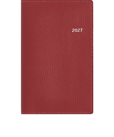 【2026年12月始まり】　高橋書店　T'beau6　手帳判　ウィークリーホリゾンタル　178　レッド　月曜日始まり