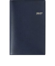 【2026年12月始まり】　高橋書店　ビジネス手帳小型版4　手帳判　ウィークリーホリゾンタル　143　紺　月曜日始まり