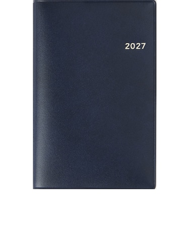 【2026年12月始まり】　高橋書店　ビジネス手帳小型版4　手帳判　ウィークリーホリゾンタル　143　紺　月曜日始まり