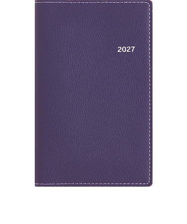 【2026年12月始まり】　高橋書店　T'beau日曜始まり7　手帳判　ウィークリーホリゾンタル　179　プラム　日曜日始まり