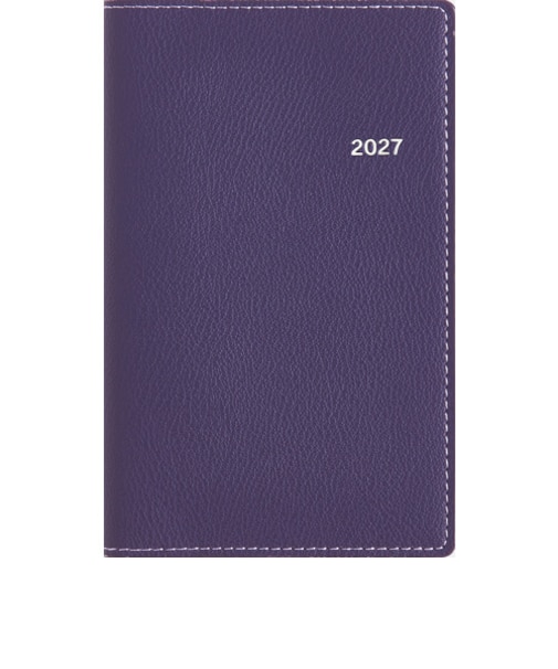 【2026年12月始まり】　高橋書店　T'beau日曜始まり7　手帳判　ウィークリーホリゾンタル　179　プラム　日曜日始まり