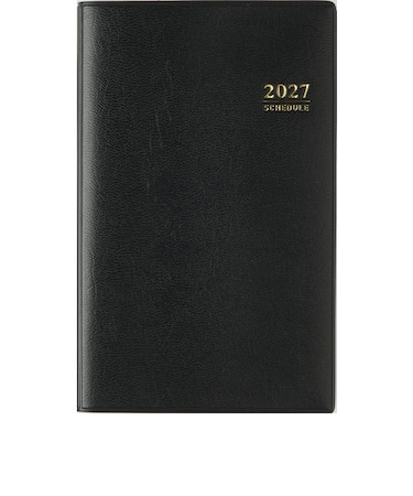 【2027年1月始まり】　高橋書店　ビジネス手帳2　手帳判　ウィークリーレフト　46　黒　月曜日始まり