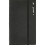 【2027年1月始まり】 高橋書店 リングダイアリースリム A5スリム ウィークリーレフト 90 黒 月曜日始まり