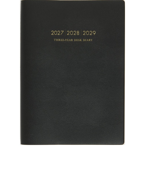【2027年1月始まり】　高橋書店　3年ビジネス日誌　B5　デイリー2日1ページ　59　黒　各月1日始まり