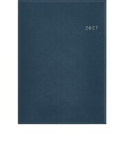 【2026年12月始まり】　高橋書店　デスクダイアリー　A5　ウィークリーレフト　471　紺　月曜日始まり