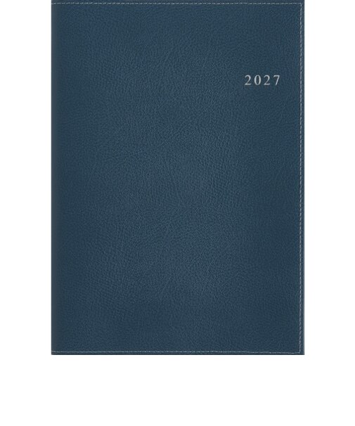 【2026年12月始まり】　高橋書店　デスクダイアリー　A5　ウィークリーレフト　471　紺　月曜日始まり