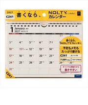 【2027年版・壁掛卓上兼用】 ノルティ(NOLTY) 卓上 A5横 C241