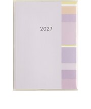 【2026年12月始まり】　高橋書店　ミアクレールコケット5　A6　マンスリーブロック　415　パープル　日曜日始まり