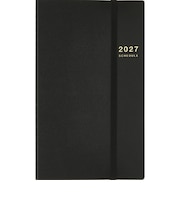 【2026年12月始まり】　高橋書店　リングダイアリースリム　A5スリム　ウィークリーレフト　91　黒　月曜日始まり