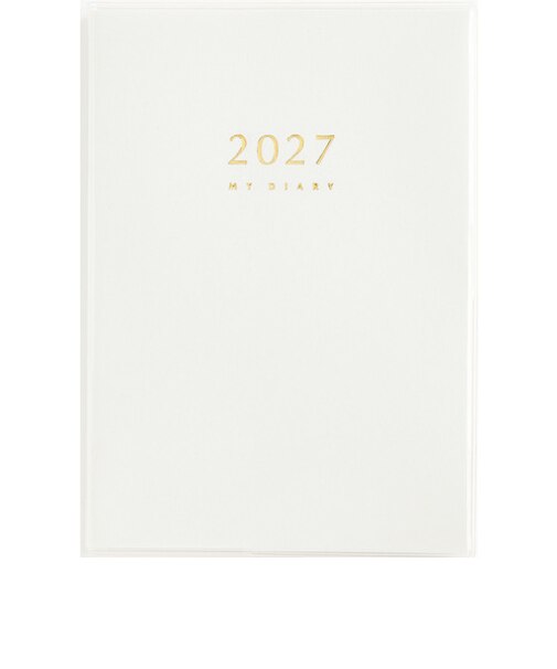 【2027年1月始まり】　高橋書店　マイダイアリー　B6　デイリー1日1ページ　24　白　各月1日始まり