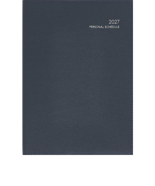 【2026年12月始まり】　高橋書店　ディアクレール2　B6　マンスリーブロック　492　ネイビー　日曜日始まり