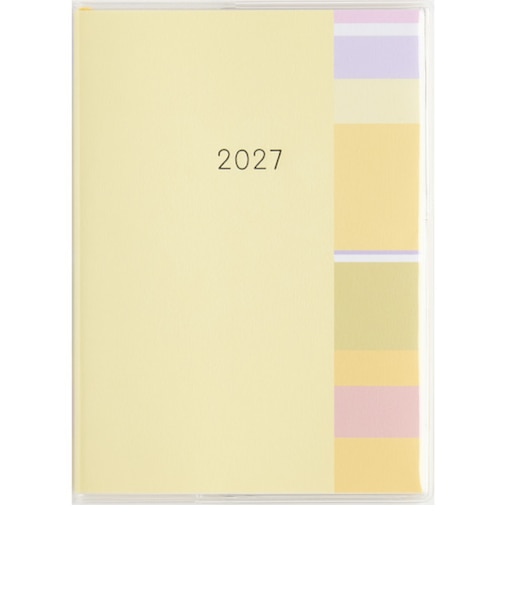 【2026年12月始まり】　高橋書店　ミアクレールコケット1　A6　マンスリーブロック　416　イエロー　日曜日始まり