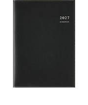 【2026年12月始まり】　高橋書店　デスクダイアリーセッテ　A5　ウィークリーレフト　473　黒　月曜日始まり