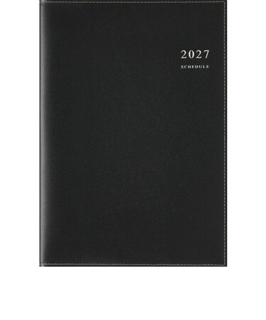 【2026年12月始まり】　高橋書店　デスクダイアリーセッテ　A5　ウィークリーレフト　473　黒　月曜日始まり