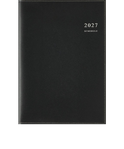 【2026年12月始まり】　高橋書店　デスクダイアリーセッテ　A5　ウィークリーレフト　473　黒　月曜日始まり