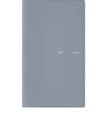 【2026年12月始まり】　高橋書店　trinco3　手帳判　マンスリーブロック　521　ネイビーグレー　日曜日始まり