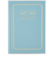 【2027年1月始まり】　高橋書店　3年横線当用新日記　A5　デイリー1日1ページ　13　ブルー