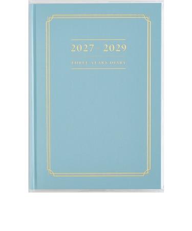 【2027年1月始まり】　高橋書店　3年横線当用新日記　A5　デイリー1日1ページ　13　ブルー