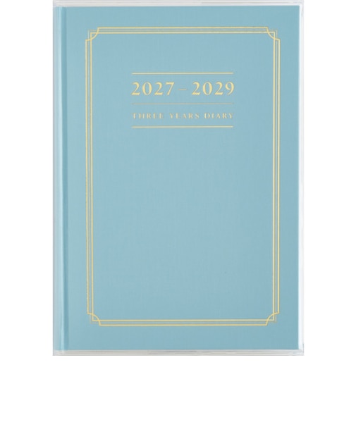 【2027年1月始まり】　高橋書店　3年横線当用新日記　A5　デイリー1日1ページ　13　ブルー