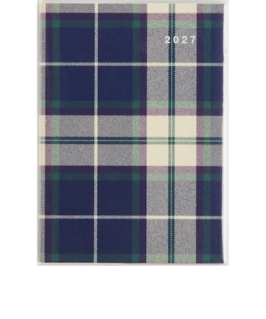 【2026年12月始まり】　高橋書店　クレールインデックスグラン1　A5　マンスリーブロック　376　チェック　日曜日始まり