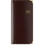 【2026年12月始まり】　高橋書店　ニューダイアリー3　手帳判　ウィークリーレフト　81　ワイン　月曜日始まり