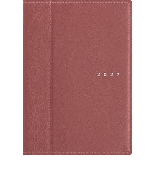 【2027年1月始まり】　高橋書店　シャルム3　B6　ウィークリーホリゾンタル　353　ネオレッド　月曜日始まり